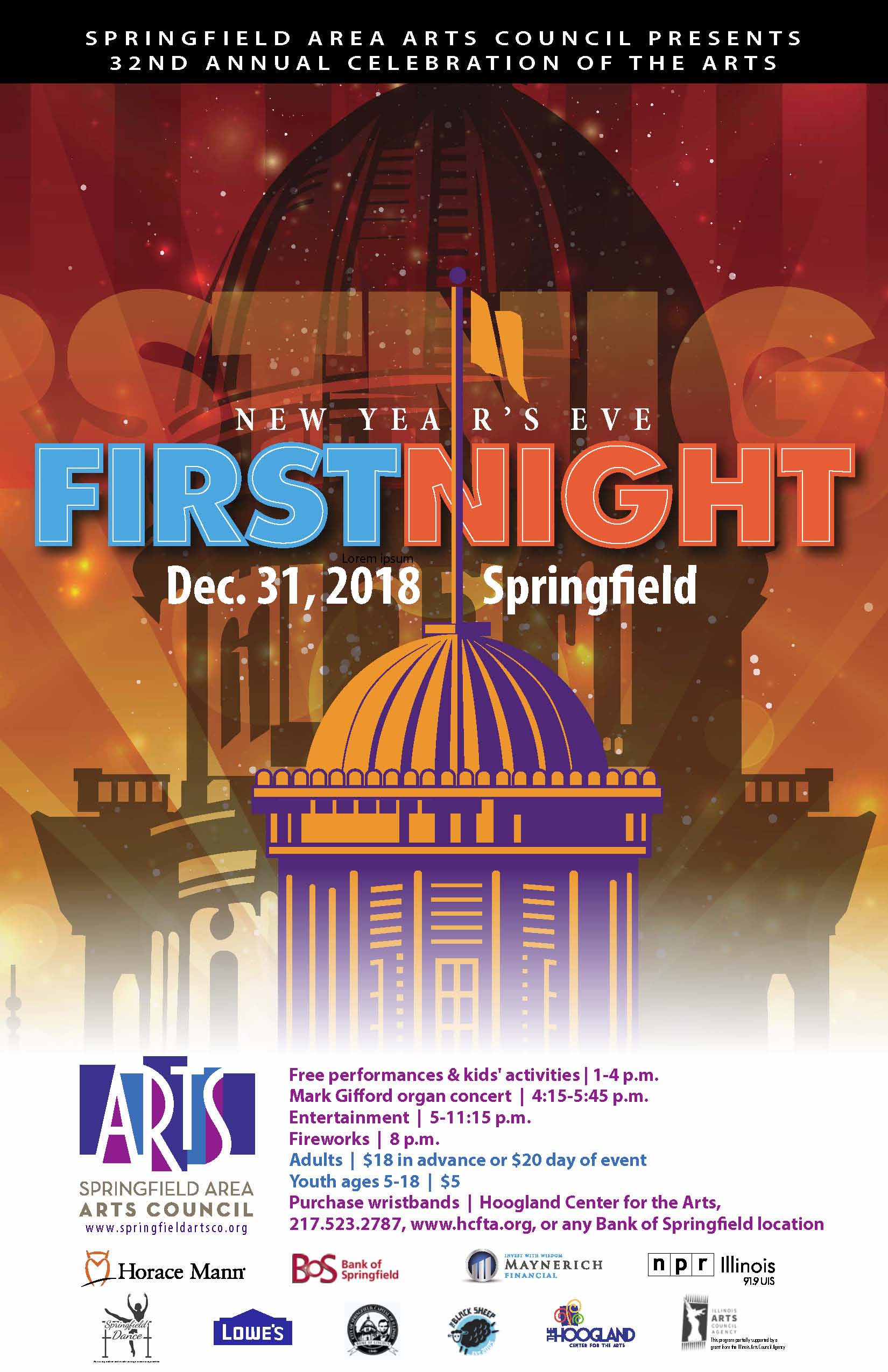 Springfield Area Arts Council Announces Plans for First Night