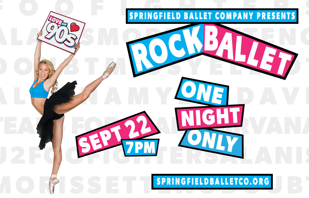 Rockballet – Springfield Ballet Company September 22nd, 2018 at Sangamon Auditorium