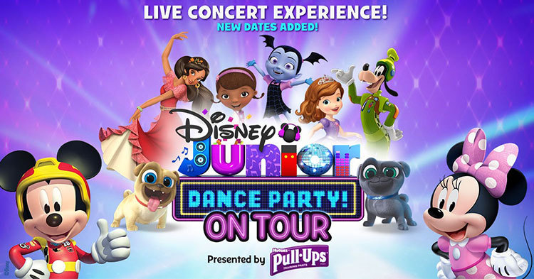 Disney Junior Dance Party On Tour Pres. by Pull-Ups® Training Pants! October 25th, 2018 at Sangamon Auditorium