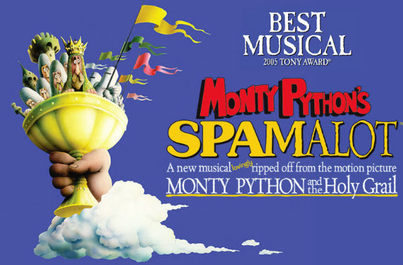 Monty Python’s Spamalot – Novmeber 8th at Sangamon Auditorium