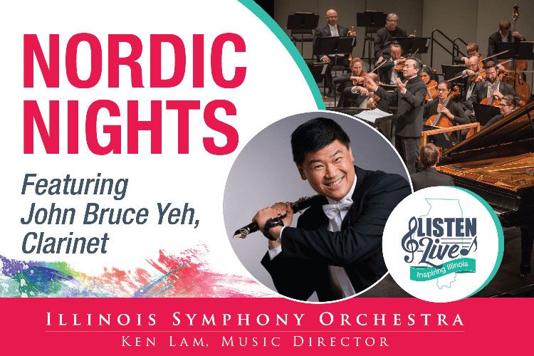 Nordic Nights – Illinois Symphony Orchestra Saturday – Sangamon Auditorium January 26th, 2019 at 7:30pm