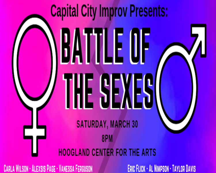 Capital City Improv Presents: “Battle of the Sexes” at Hoogland March 30th, 2019