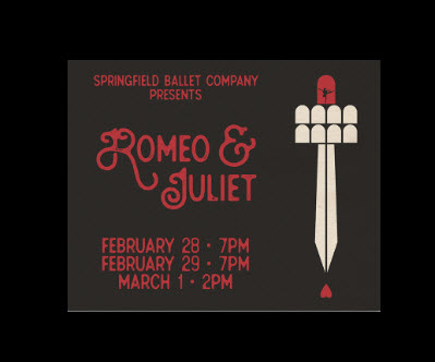 Springfield Ballet Company presents Romeo & Juliet February 28th, 2020 – March 1st, 2020 at Hoogland