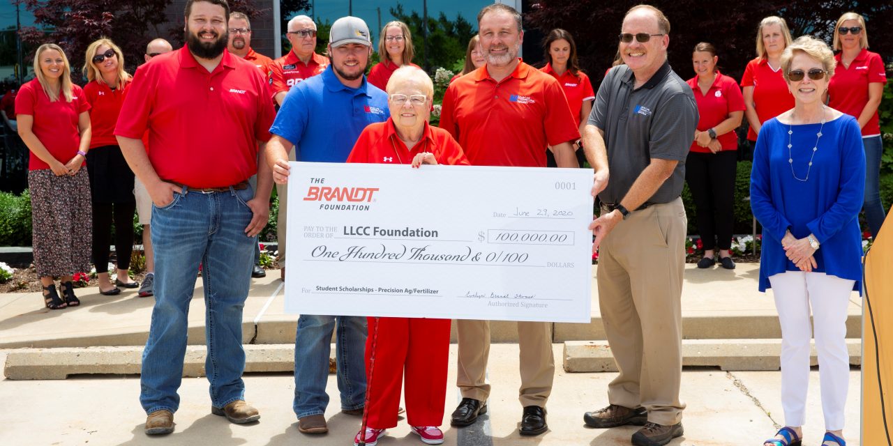The BRANDT Foundation donates $100,000 to Create Legacy of Support for LLCC Agriculture
