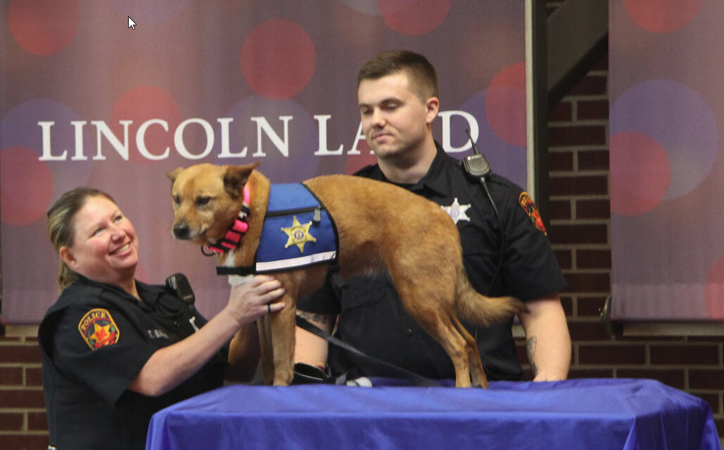 LLCC Police Department Swears in “Pawfficer”