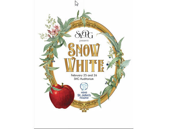 SYPG Foundation’s Snow White on February 25 and 26 @ Sacred Heart Griffin