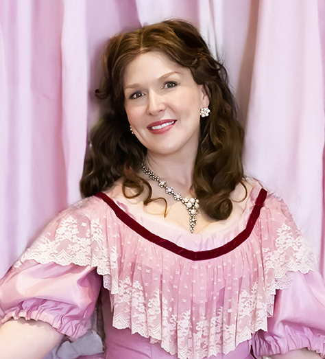 Deborah Robin stars as Mary Todd Lincoln in the new musical, The Lincolns of Springfield