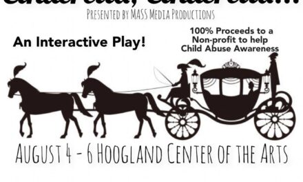 MASS Media presents Cinderella, Cinderella  August 4-6, 2023 @ Hoogland Center for the Arts