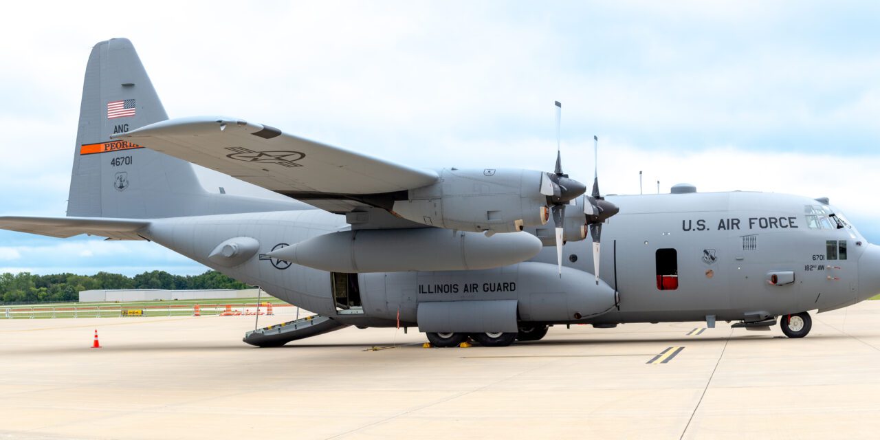 Illinois Air National Guard show at the 75th Anniversary Open House at Capitol Airport