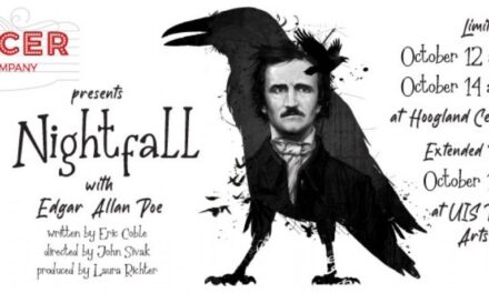 Spencer Theatre presents Nightfall with Edgar Allan Poe  October 12-14, 2023 @ Hoogland